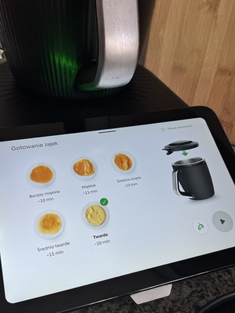 tryb gotowania jajek thermomix tm7