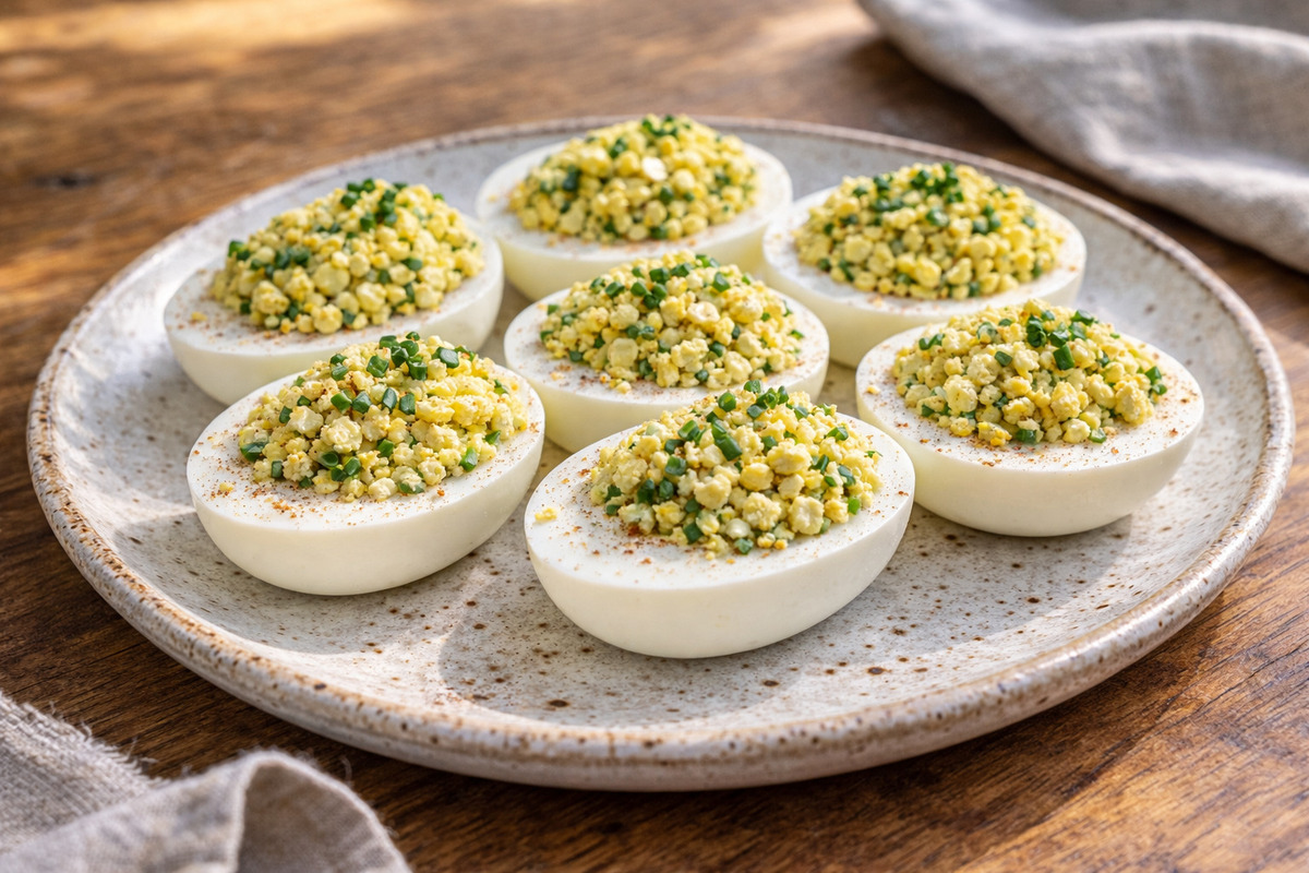 jajka faszerowane ziołami Thermomix